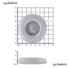 画像をギャラリービューアに読み込む, Geekria イヤーパッド QuickFit 互換性 パッド ジェイビーエル JBL E35, E45BT, E45, C45BT ヘッドホンに対応 パッド イヤー / イヤーカップ (プロテインレザー / グレー)