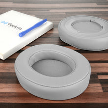 画像をギャラリービューアに読み込む, Geekria イヤーパッド QuickFit 互換性 パッド レイザー Razer Kraken Pro V2, Kraken 7.1 V2, Stormtrooper / Pewdiepie Edition ヘッドホンに対応 パッド イヤー / イヤーカップ ( プロテインレザー / グレー )