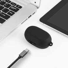 画像をギャラリービューアに読み込む, Geekria シリコンカバー 互換性カバージャブラ Jabra Elite 7 Pro Jabra Elite 7 対応 True Wireless Earbuds 充電ケースカバー 外装カバー キーホルダーフック付き、充電ポートアクセス可能(黒)