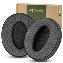 画像をギャラリービューアに読み込む, Geekria イヤーパッド Comfort互換性 パッド ゼンハイザー Sennheiser HD4.50BT, HD4.50BTNC, HD4.40BT, HD4.30G, HD4.20S, HD458BT, HD450, HD450BT, HD400S, HD350BT ヘッドホンに対応 パッド イヤー / イヤーカップ PUレザー +メッシュファブリック (黒)