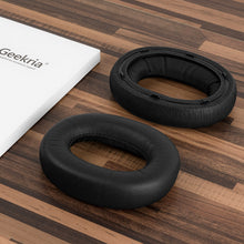 画像をギャラリービューアに読み込む, Geekria イヤーパッド Elite 互換性 パッド ビーアンドダブリュ Bowers & Wilkins B&W PX7, PX 7 ヘッドホンに対応 パッド イヤー / イヤーカップラムスキン (黒)