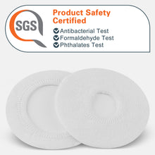 画像をギャラリービューアに読み込む, Geekria カバー 2 ペア 互換性 イヤーパッドカバー (SGS認証済) 劣化防止、防塵 ヘッドホン交換用 ストレッチニット 4-8CM ヘッドホン用 洗濯可 (Small / ホワイト)