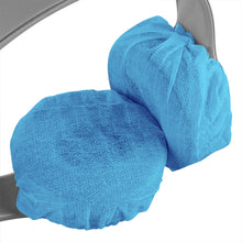 画像をギャラリービューアに読み込む, Geekria カバー 200 個入(100ペア) ヘッドホンカバー 不織布 使い捨て イヤーパッドカバー ストレッチニットオンイヤー ヘッドホン用 劣化防止、防塵 (小 / ブラック)