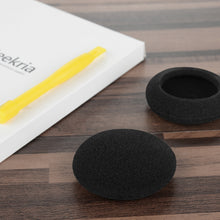 画像をギャラリービューアに読み込む, Geekria イヤーパッド Comfort 互換性 パッド ゼンハイザー Sennheiser PX100, PX100-II, PMX100, PX80, MS80, MS100, HD50, HD50-TV PC131 ヘッドホンに対応 パッド イヤークッション / イヤーカップ (フォーム / 黒い)