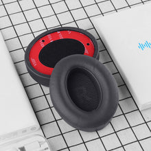 画像をギャラリービューアに読み込む, Geekria イヤーパッド QuickFit 互換性 パッド ジェイビーエル JBL Everest 700, V700BT ヘッドホンに対応 パッド イヤー / イヤーカップ (プロテインレザー / 暗灰色)