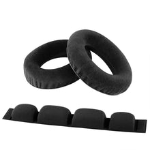 画像をギャラリービューアに読み込む, Geekria イヤーパッド + ヘッドバンド ゼンハイザー Sennheiser ゼンハイザー HD580 HD600 等 対応 交換 用 ヘッドホンパッド イヤーパッド イヤークッション セット (earpad+headband)