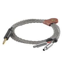 画像をギャラリービューアに読み込む, Geekria Apollo 6N 単結晶銀 アップグレード ケーブル ゼンハイザー Sennheiser HD820, HD800S, HD800 等 ヘッドホン 対応 オーディオ ケーブル バランスケーブル 8芯 (4.4mmプラグ 130cm )