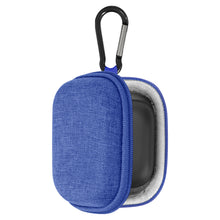 画像をギャラリービューアに読み込む, Geekria Shield イヤホンケース サウンドコアアンカー Anker Soundcore AeroClip, C40i, P40i, P30i, C30i, P20i True Wirelessイヤホン対応 交換用ハードシェル トラベルキャリーバッグ ケーブル収納付き (ブルー)