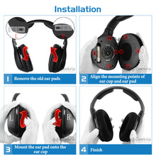 画像をギャラリービューアに読み込む, Geekria イヤーパッド Sport 互換性 パッド ゼンハイザー Sennheiser RS160, HDR160, RS170, HDR170, RS180, HDR180 ヘッドホンに対応 パッド イヤー / イヤーカップ (冷却ジェル / ブラック)