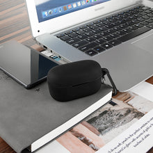 画像をギャラリービューアに読み込む, Geekria ケース アーカーゲー AKG N400 True Wireless 紛失防止 カラビナ付き 全面保護 装着したまま充電 携帯便利 ブラック