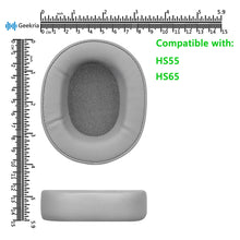 画像をギャラリービューアに読み込む, Geekria イヤーパッド QuickFit 互換性 パッド コルセア Corsair HS65, HS55 ヘッドホンに対応 パッド イヤー / イヤーカップ(プロテインレザー / グレーです )