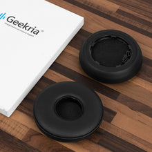 画像をギャラリービューアに読み込む, Geekria イヤーパッド QuickFit 互換性 パッド ソニー Sony WH-H810 Wireless ヘッドホンに対応 パッド イヤー / イヤーカップ プロテインレザー ( ブラック)