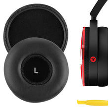 画像をギャラリービューアに読み込む, Geekria イヤーパッド QuickFit 互換性 パッド アーカーゲー AKG Y50 ヘッドホンに対応 パッド イヤー / イヤーカップ ( プロテインレザー / ブラック )