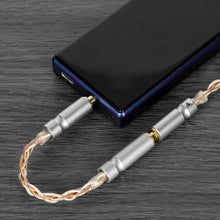 画像をギャラリービューアに読み込む, Geekria Apollo バランス接続ケーブル 3.5mm(1/8'') 三極 ステレオ (オス)→ 2.5mm四極 バランス(メス) 接続ケーブル 交換プラッグ 変換ケーブル 4芯 15cm (4N OCC単結晶銅と単結晶銀 混編)