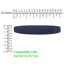 画像をギャラリービューアに読み込む, Geekria ヘッドバンド 互換性 ヘッドホンヘッドバンド プロテインレザーパッド Bowers & Wilkins Px8/Px7 S3/Px7 S2/Px7 S2e (Not Compatible with Px7) 対応 交換用 (青)