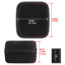 画像をギャラリービューアに読み込む, Geekria ケース 互換性 Shield ヘッドホンケース ハードケース 旅行用 ハードシェルケース ハイファイマン HiFiMAN HE6se, Edition XS, Sundara, Ananda, Ananda-BT, Grado PS1000e に対応 収納ポーチ付属 (ブラック)