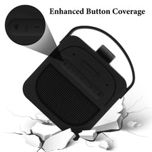 画像をギャラリービューアに読み込む, Geekria シリコーン スピーカーケース カバー 互換性カバー ボーズ Bose SoundLink Micro II (SoundLink Micro 2nd Gen) に 対応 保護用の防水ソフトスキン、スピーカーケース、キーホルダーフック付き (ブラック)