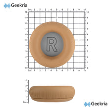 画像をギャラリービューアに読み込む, Geekria イヤーパッド Elite 互換性 パッド グアンドオルフセン Bang & Olufsen Beoplay H9, H7 (Not Compatible with H9 3rd Gen, h9i) ヘッドホンに対応 パッド イヤー / イヤーカップ (ラムスキン / 茶色)
