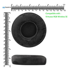 画像をギャラリービューアに読み込む, Geekria イヤーパッド Comfort 互換性 パッド コルセア Corsair Virtuoso RGB, Virtuoso RGB Wireless SE, Virtuoso RGB Wireless XT ヘッドホンに対応 パッド イヤー / イヤーカップ (ベロア / ブラック)