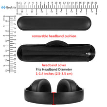 画像をギャラリービューアに読み込む, Geekria ヘッドバンドカバー + パッド セット HyperX, Turtle Beach, レイザー Razer, スティールシリーズ SteelSeries, ロジクール Logitech, コルセア Corsair に対応 ヘッドホンパッド Cooling-gel Pad ( ブラック / M )