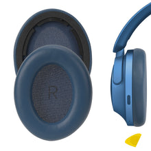 画像をギャラリービューアに読み込む, Geekria イヤーパッド QuickFit 互換性 パッドワンモア 1MORE SonoFlow ヘッドホンに対応 パッド イヤー / イヤーカップ プロテインレザー (青)