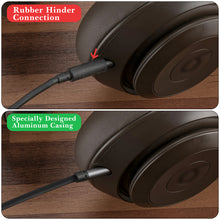 画像をギャラリービューアに読み込む, Geekria ケーブル USB-C Digital to Audio 互換性 オーディオコードビーツバイドクタードレ Beats Studio Pro スカルキャンディ Skullcandy Hesh ANC ヘッドホンケーブル、3.5mm AUX に適合するインラインマイクと音量コントロール 1.2m