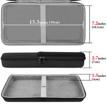 画像をギャラリービューアに読み込む, Geekria Tenkeyless TKL キーボードとマウスのコンボ ハードシェル旅行用キャリングバッグ 80% 87 キーコンピュータ メカニカルゲーミングキーボード、CORSAIR K70 RGB TKL、CORSAIR K63と互換性があります。
