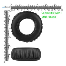 画像をギャラリービューアに読み込む, Geekria イヤーパッド QuickFit 互換性 パッド ソニー SONY MDR-XB500 ヘッドホンに対応 パッド イヤー / イヤーカップ (プロテインレザー / ブラック)