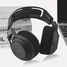 画像をギャラリービューアに読み込む, Geekria カバー 2 ペア 互換性 イヤーパッドカバー (SGS認証済) 劣化防止、防塵 ヘッドホン交換用 ストレッチニット11-16CM ヘッドホン用 洗濯可 ( Large / ブラック)