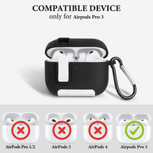画像をギャラリービューアに読み込む, Geekria ハードシェルケース Apple AirPods Pro 3用 耐衝撃フルボディ保護ケース ロック解除フリップカバーと電話ホルダー機能付き