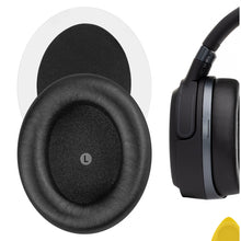 画像をギャラリービューアに読み込む, Geekria イヤーパッド QuickFit 互換性 パッド Audeze Mobius ヘッドホンに対応 パッド イヤー / イヤーカッププロテインレザー (ブラック)