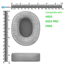 画像をギャラリービューアに読み込む, Geekria イヤーパッド Comfort 互換性 パッド コルセア Corsair HS55, HS65 ヘッドホンに対応 パッド イヤー / イヤーカップ (ハイブリッドベロア / グレーです )