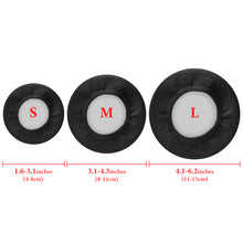 画像をギャラリービューアに読み込む, Geekria カバー 2 ペア 互換性 イヤーパッドカバー (SGS認証済) 劣化防止、防塵 ヘッドホン交換用 ストレッチニット 4-8CM ヘッドホン用 洗濯可 (Small / ブラック)