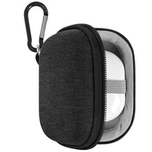 画像をギャラリービューアに読み込む, Geekria シールド イヤフォン ケースサムスン SAMSUNG Galaxy Buds 2 Pro Galaxy Buds 2 Galaxy Buds FE 完全ワイヤレス イヤフォンと互換性あり、交換用ハードシェル トラベル キャリング バッグカラビナ クリップ付き(濃い灰色)