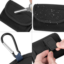 画像をギャラリービューアに読み込む, Geekria イヤホンポーチ ベルトループ付きスカルキャンディ Skullcandy Push Active 対応、イヤホンケースベルトホルスター、バッグストラップ用クリップホルダー付き保護ケースカバー、オールラウンド保護 (ブラック)