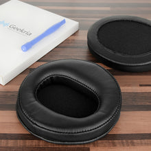 画像をギャラリービューアに読み込む, Geekria イヤーパッド QuickFit 互換性 パッド デノン DENON AHD9200, AHD7200, AHD7000, AHD5200, AHD5000, AHD2000 ヘッドホンに対応 パッド イヤー / イヤーカップ ( プロテインレザー / ブラック )