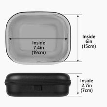 画像をギャラリービューアに読み込む, Geekria PRO 頑丈なヘッドフォンケース ボーズ Bose QC Ultra/45/35/35 II/25/15/SE/2 対応 ハードシェル 耐久性 多層保護 旅行用キャリーバッグ (ブラック)