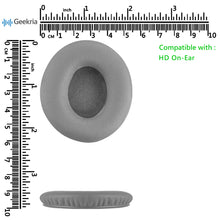 画像をギャラリービューアに読み込む, Geekria QuickFit イヤーパッド 互換性 パッド ビーツバイドクタードレ Beats Solo HD On-Ear ヘッドホンに対応 イヤパッド/イヤークッション/イヤーカップ ( プロテインレザー / グレー)