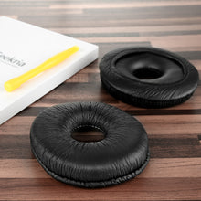 画像をギャラリービューアに読み込む, Geekria イヤーパッド QuickFit 互換性 パッド パナソニック パナソニック Panasonic Technics RP-DJ1200, RP-DJ1205, RP-DJ1210 ヘッドホンに対応 パッド イヤー / イヤーカップ ( プロテインレザー / ブラック)