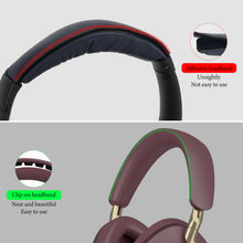 画像をギャラリービューアに読み込む, Geekria ヘッドバンド 互換性 ヘッドホンヘッドバンド ラムスキンパッド Bowers & Wilkins Px8 /Px7 S3/ Px7 S2/ Px7 S2e (Not Compatible with Px7) 対応 交換用 (ロイヤルブルゴーニュ)