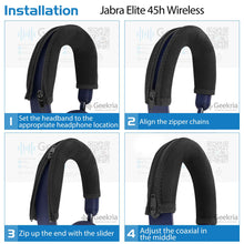 画像をギャラリービューアに読み込む, Geekria カバー 互換性 伸縮素材 ヘッドバンドカバー ジャブラ Jabra Elite 45h, Jabra Evolve2 65 UC, Jabra Evolve2 40 UCヘッドホンに 対応 簡単に装着 工具不要