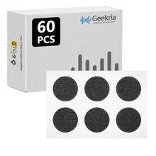 画像をギャラリービューアに読み込む, Geekria 60個交換用エッセンシャルオイルヘッドホンシール、ほとんどのヘッドホン、ヘッドホンアクセサリーに対応 (ミント/ブラック)