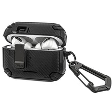 画像をギャラリービューアに読み込む, Geekria ハードシェルケース Apple AirPods Pro 2/1用 耐衝撃フルボディカバー ロック解除フリップ、電話ホルダー、マグネット式バック付き