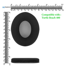 画像をギャラリービューアに読み込む, Geekria イヤーパッド Comfort 互換性 パッド Turtle Beach Ear Force P11, PX22, PX51, PX24, PX21, PX4, PX5, X41, X42, X12 ヘッドホンに対応 パッド イヤー / イヤーカップ (メッシュファブリック / ブラック )
