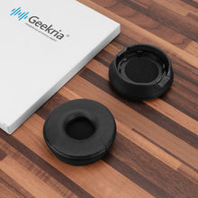 画像をギャラリービューアに読み込む, Geekria イヤーパッド QuickFit 互換性 パッド ジャブラ Jabra Engage 55/65/75 (Stereo Version) ヘッドホンに対応 パッド イヤー / イヤーカップ (Do Not Fit Engage 50, Engage 55/65/75 Mono Version) (プロテインレザー/黒)