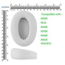 画像をギャラリービューアに読み込む, Geekria イヤーパッド Performance 互換性 パッド オーディオテクニカ Audio-Technica ATH-M50X, M50xBT2, M60X, M40X, M30X, M20X, ATH-M10, ATH-ANC9 ヘッドホンに対応 パッド イヤー / イヤーカップ プロテインレザー(厚い )