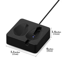 画像をギャラリービューアに読み込む, Geekria ヘッドフォン充電スタンド ロジクール Logicool G733 Lightspeed ワイヤレス ゲーミング ヘッドセット用 3D プリント樹脂充電ドック マグネットスタンド 充電ベース (ブラック)