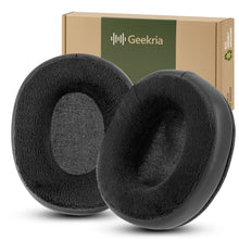 画像をギャラリービューアに読み込む, Geekria イヤーパッドComfort 互換性 パッド ソニーSONY MDR-7506/ V6/ V7, WH-CH700N/ 710N/ 720N, HyperX Cloud Alpha/ Alpha S/ II/ Flight/ Stinger/ Mixヘッドホンに対応 パッド イヤー / イヤーカップ ベロア (黒)