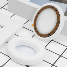 画像をギャラリービューアに読み込む, Geekria イヤーパッド QuickFit 互換性 パッド ビーツバイドクタードレ Beats Studio Pro ヘッドホンに対応 パッド イヤー / イヤーカップ プロテインレザー (白)