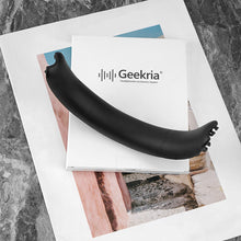 画像をギャラリービューアに読み込む, Geekria ヘッドバンド 互換性 ヘッドホンヘッドバンド プロテインレザー パッド Alienware AW920 対応 交換用 (黒)